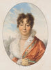 Portrait af grevinde Marie Ulrika Läänsk - Jean-Baptiste Isabey — visning af kunstværket