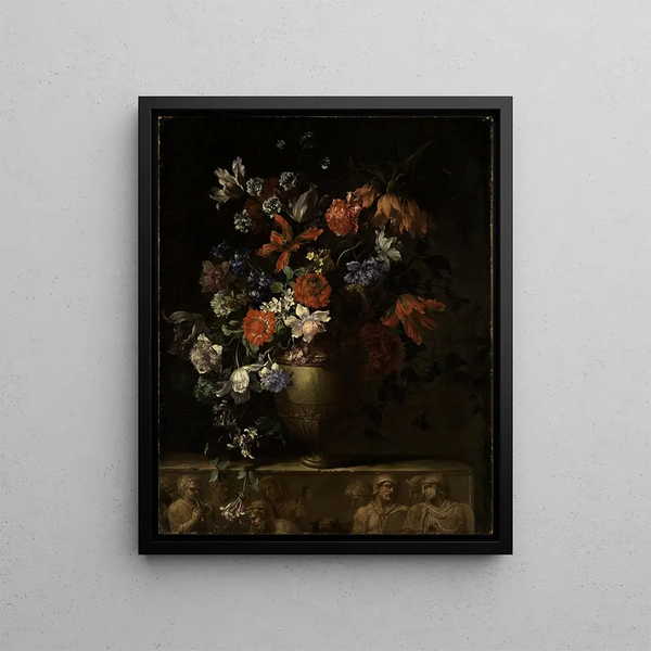 JeanBaptiste Monnoyer - Blumenstillleben in Vase.webp