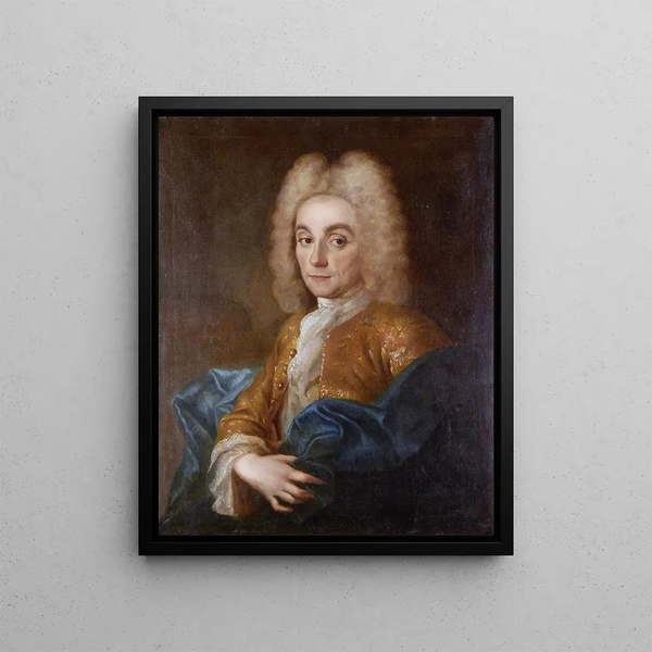 Charles François De La Baume Le Blanc Duke Of La Vallière - Jean-Baptiste Oudry — indrammet kunstværk på væggen