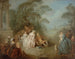 Samling i en park - Jean-Baptiste Pater — visning af kunstværket