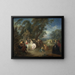 Fête champêtre - Jean-Baptiste Pater — indrammet kunstværk på væggen