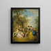 La Danse, The Dance - Jean-Baptiste Pater — indrammet kunstværk på væggen