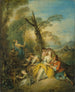 La conversation interessante - Jean-Baptiste Pater — visning af kunstværket