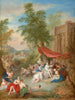 Les Baigneuses, badende kvinder i et landskab - Jean-Baptiste Pater — visning af kunstværket