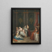 Le bain - Jean-Baptiste Pater — indrammet kunstværk på væggen