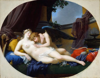 Cupidon og Psyche - Jean-Baptiste Regnault — visning af kunstværket