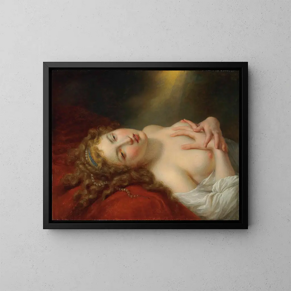 Dana - Jean-Baptiste Regnault — indrammet kunstværk på væggen