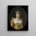 kejserinde Joséphine af Frankrig - Jean-Baptiste Regnault — indrammet kunstværk på væggen