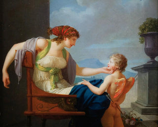 Vénus og Cupido - Jean-Baptiste Regnault — visning af kunstværket