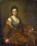 Portrait af Geneviève Blanchot som allegori for maleriet - Jean-Baptiste Santerre — visning af kunstværket