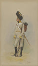 En gardist stående fra den kommunale garde - Jean-Baptiste Édouard Detaille — visning af kunstværket