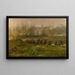 "Aller til branden", et fragment af panoramaet af slaget ved Champigny - Jean-Baptiste Édouard Detaille — indrammet kunstværk på væggen