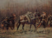 Scène militaire med ambulancemule, fragment af panoramaet af Champigny - Jean-Baptiste Édouard Detaille — visning af kunstværket