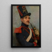 Selvportræt i fransk hesteartilleriformation - Jean-Baptiste Édouard Detaille — indrammet kunstværk på væggen