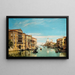 Le Grand Canal Venise - Jean-Baptiste van Moer — indrammet kunstværk på væggen