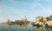 La Punta Della Dogana og Grand Canal Venedig - Jean-Baptiste van Moer — visning af kunstværket