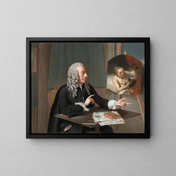 François Tronchin - Jean-Étienne Liotard — indrammet kunstværk på væggen