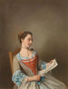 La liseuse Portrait of Susanna Lewis seated - Jean-Étienne Liotard — visning af kunstværket