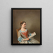 La liseuse Portrait of Susanna Lewis seated - Jean-Étienne Liotard — indrammet kunstværk på væggen