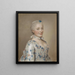 Marie-Josèphe de Saxe Dauphine de France - Jean-Étienne Liotard — indrammet kunstværk på væggen