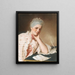 Portrait of Mrs. Jacquet - Jean-Étienne Liotard — indrammet kunstværk på væggen