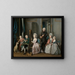 D Portrait de familie af Louis-Philippe D'Orléans, hertug af Chartres - Jean-François Garneray — indrammet kunstværk på væggen