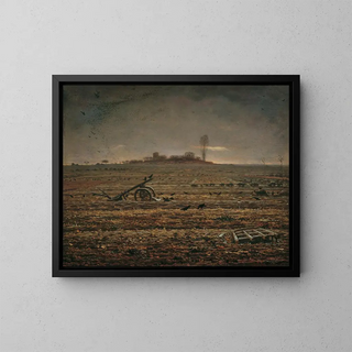 JeanFranois Millet - Die Ebene von Chailly mit Egge und Pflug.webp