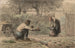 Første skridt - Jean-François Millet — visning af kunstværket