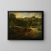 Hameau Cousin Gréville - Jean-François Millet — indrammet kunstværk på væggen