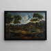 Landskab Klassisk - Jean-François Millet — indrammet kunstværk på væggen