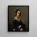 Louise-Antoinette Feuardent - Jean-François Millet — indrammet kunstværk på væggen