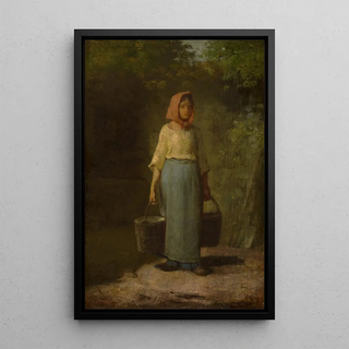 JeanFranois Millet - Peasant Girl Returning From The Well.webp