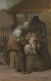 fåreklippere - Jean-François Millet — indrammet kunstværk på væggen