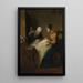 Les Jeunes Couturières - Jean-François Millet — indrammet kunstværk på væggen
