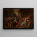 Crésus, der er opslugt af den forgiftede kjole - Jean-François de Troy | Reproduction Source: Tableau Crésus consumé par la robe empoisonnée - Jean-François de Troy | Reproduction — indrammet kunstværk på væggen