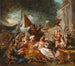 det orientalske sceneri eller Esther-festen - Jean-François de Troy — visning af kunstværket