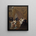 Saint Vincent de Paul i dødsøjeblikket af Louis XIII - Jean-François de Troy — indrammet kunstværk på væggen