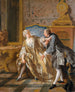 La Jarretière - Jean-François de Troy — visning af kunstværket