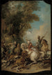 La Chasse au lion - Jean-François de Troy — visning af kunstværket