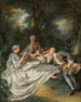 La Fête de lecture - Jean-François de Troy — visning af kunstværket