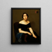 Madame Louis Antoine de Cambourg - Jean-Hippolyte Flandrin — indrammet kunstværk på væggen