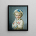En dreng i Pierrot - Jean-Honoré Fragonard — indrammet kunstværk på væggen