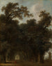 En skyggefuld allé - Jean-Honoré Fragonard — visning af kunstværket