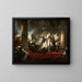 Coresus-maleri, der ofrer sig for at redde Callirhoe - Jean-Honoré Fragonard — indrammet kunstværk på væggen