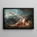 Diane og Endymion - Jean-Honoré Fragonard — indrammet kunstværk på væggen