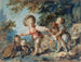 Børn, der leger med to hunde - Jean-Honoré Fragonard — visning af kunstværket