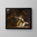 unge vaskere - Jean-Honoré Fragonard — indrammet kunstværk på væggen