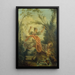 La Bascule - Jean-Honoré Fragonard — indrammet kunstværk på væggen