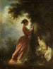 Le Chiffre d'amour The Souvenir - Jean-Honoré Fragonard — visning af kunstværket