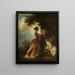 Le Chiffre d'amour The Souvenir - Jean-Honoré Fragonard — indrammet kunstværk på væggen